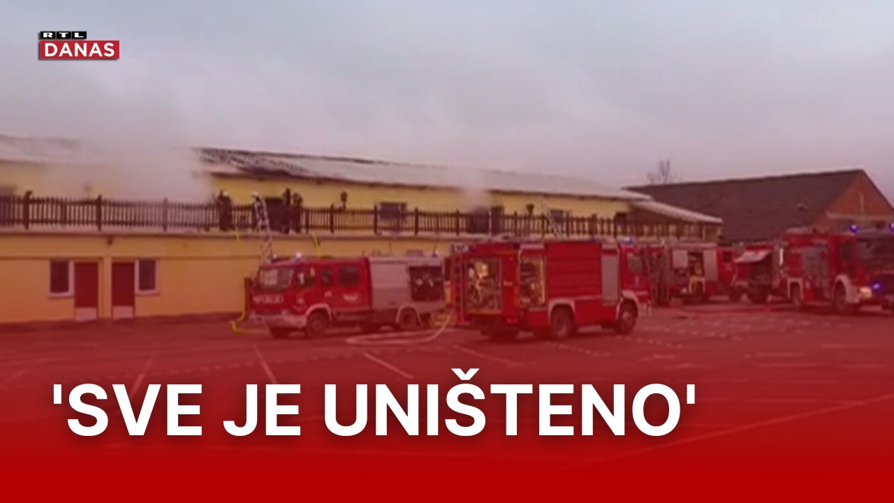 Izgorjela kultna dvorana za vjenčanja, mještani u šoku | RTL Danas
