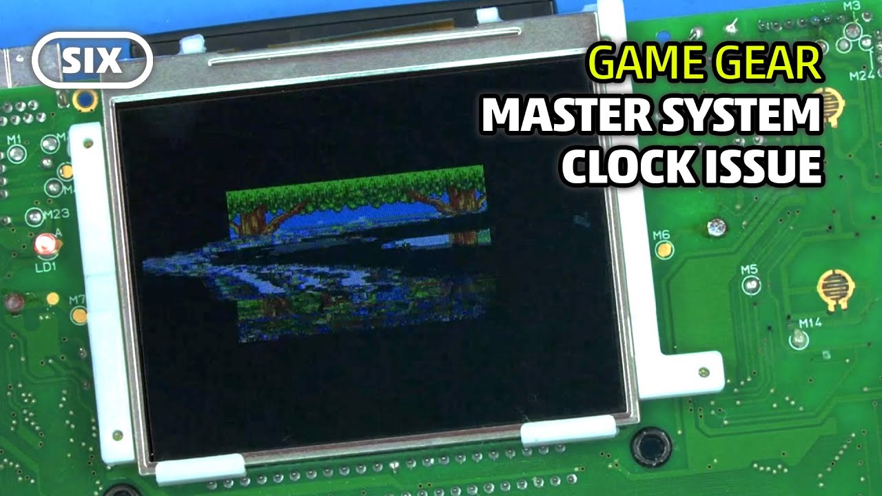 Game Gear Strange Issue Master System Mode - RetroSix