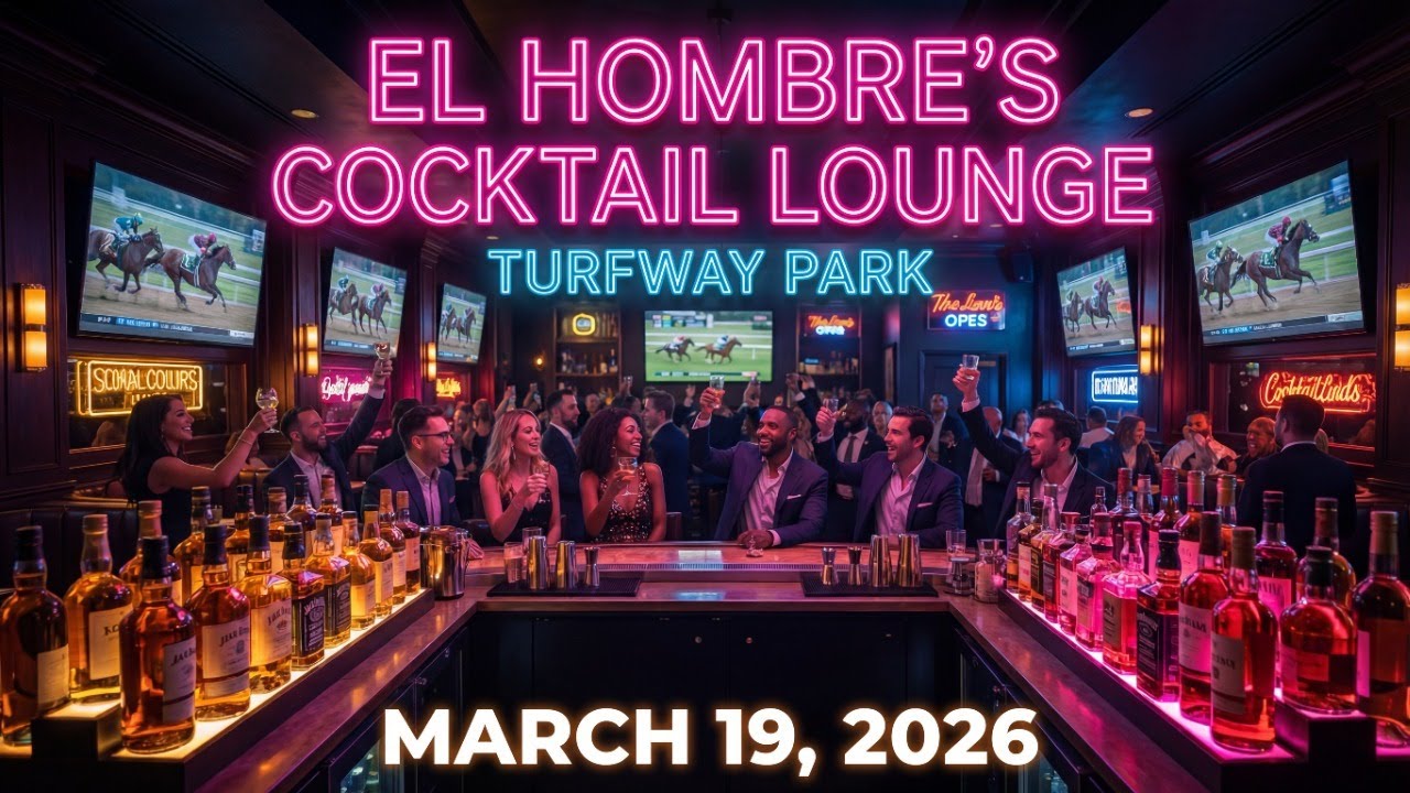 The Cocktail Lounge Ep 165: Live Horse Racing and Betting at TURFWAY PARK! Thursday 3/19/2026