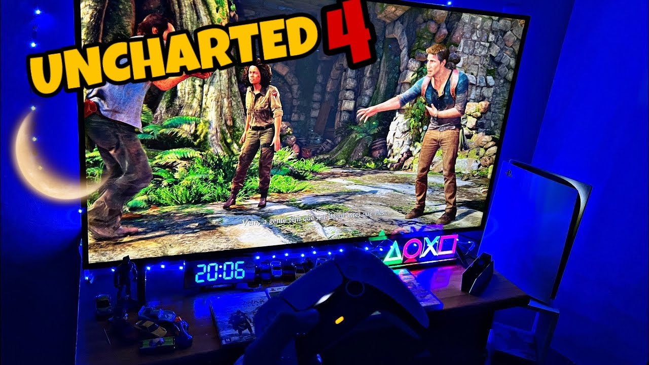 NOITE RELAXANTE JOGANDO UNCHARTED 4! 