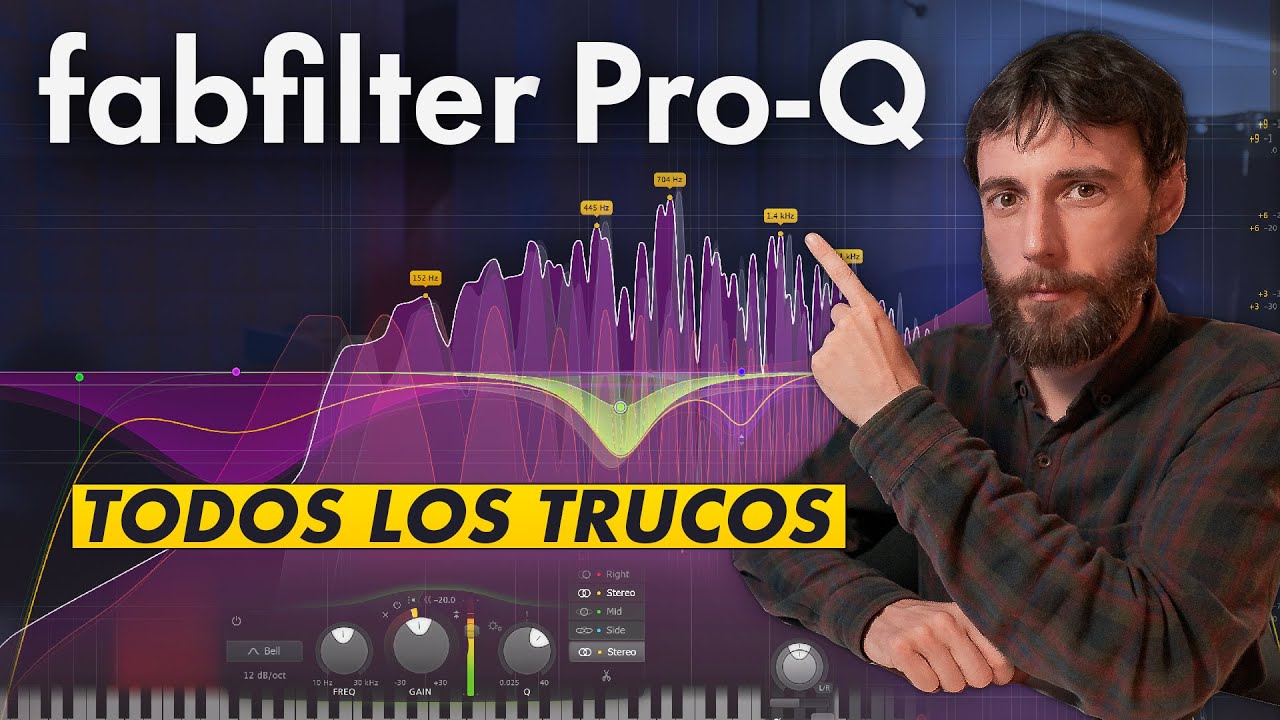 🔴 FABFILTER Pro ► Ecualización DINÁMICA - Sidechain - MID/SIDE - COMPARACIÓN AB....