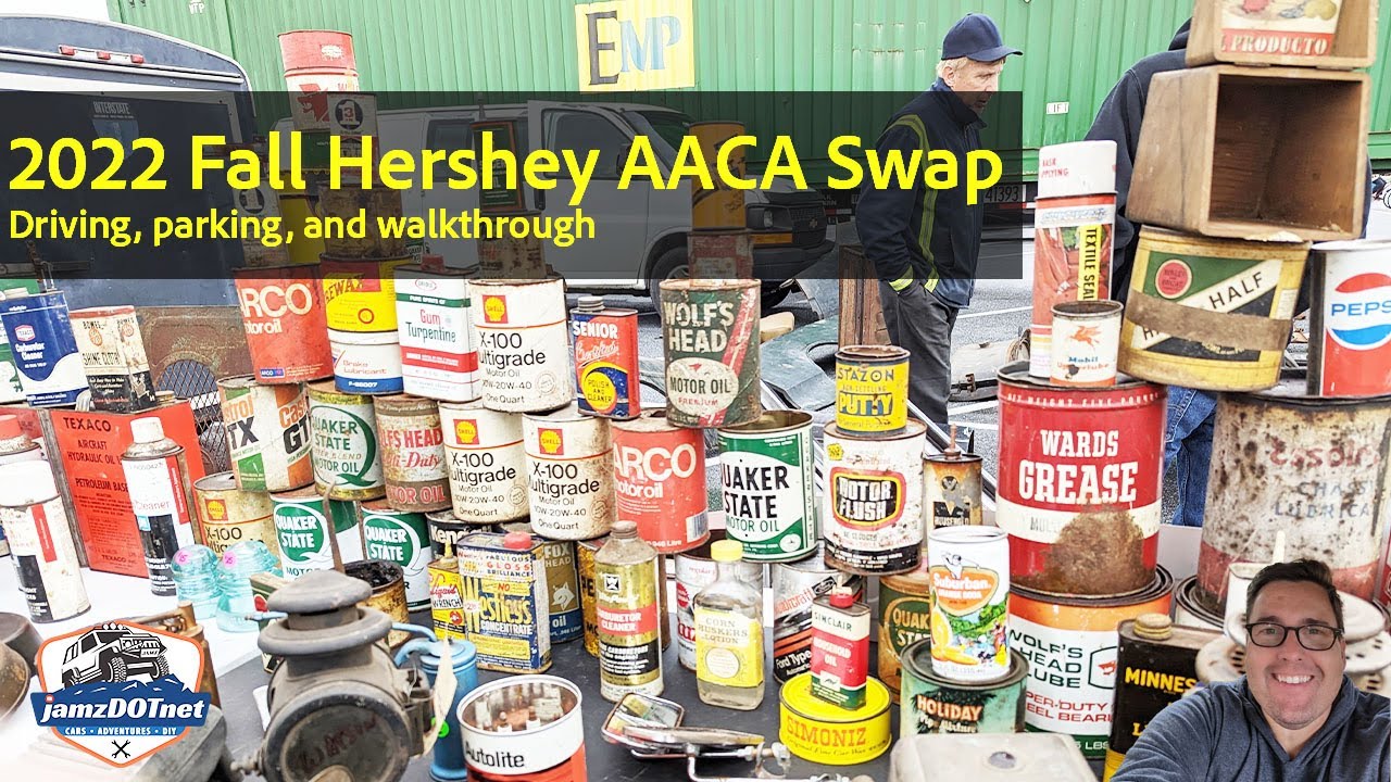 2022 Hershey AACA Fall Swap - driving, walkthrough, and pickup! An excellent watch for first-timers!