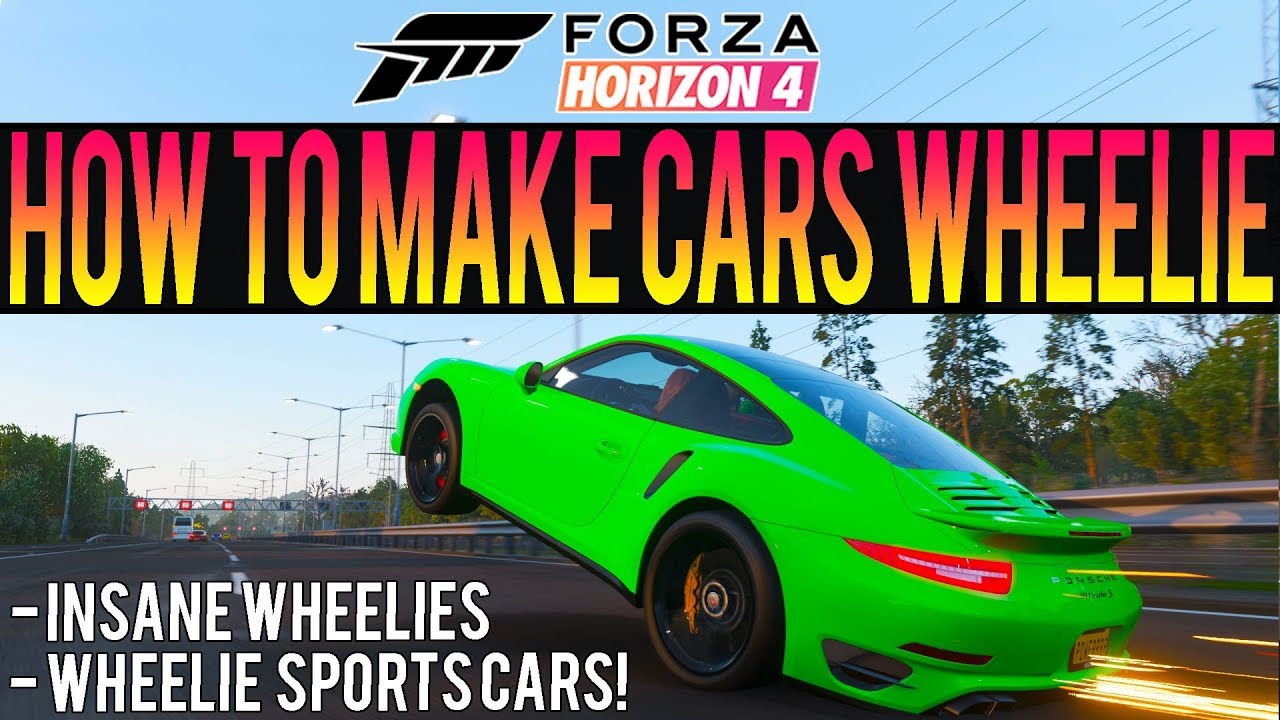 Forza Horizon 4 — Как сделать вилли-тюн! — БЕЗУМНЫЕ вилли-тюны суперкара!