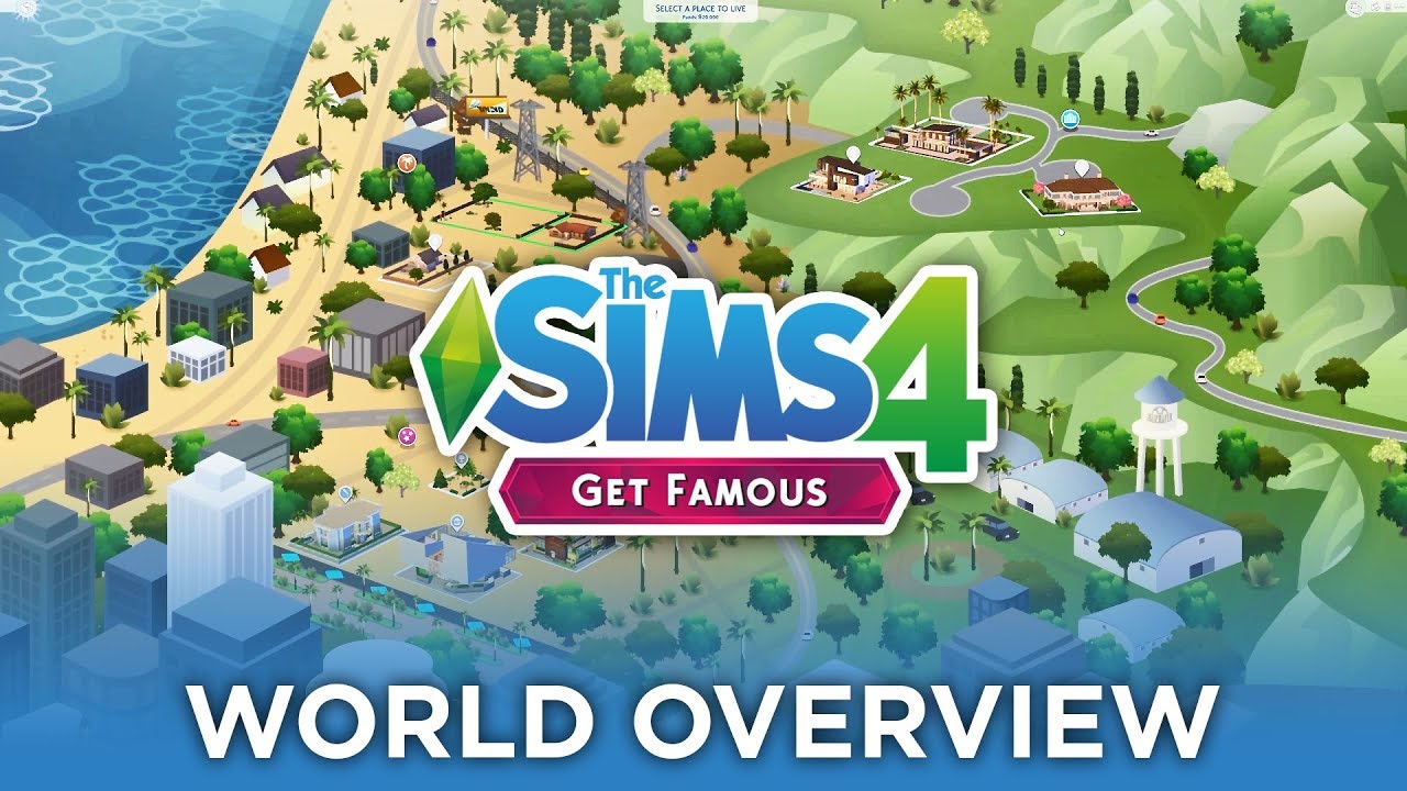 Del Sol Valley World Overview/Review! (Get Famous) 🌎 — The Sims 4 News & Info