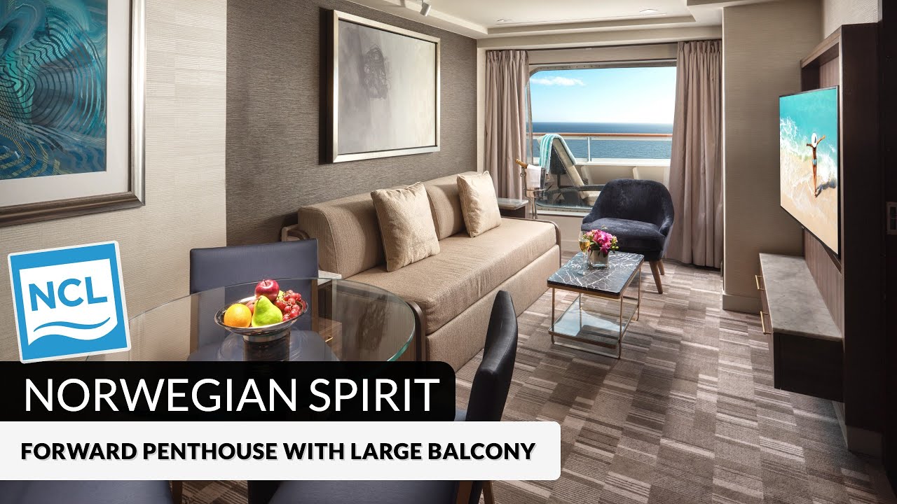 NCL Spirit | Forward-Facing Penthouse with Large Balcony Full Tour & Review 4K | Category SE