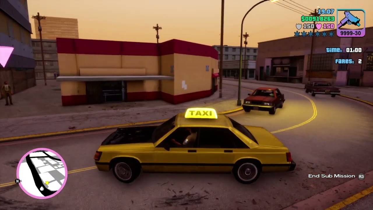 Grand Theft Auto: Vice City – The Definitive Edition Taxi Missions #318