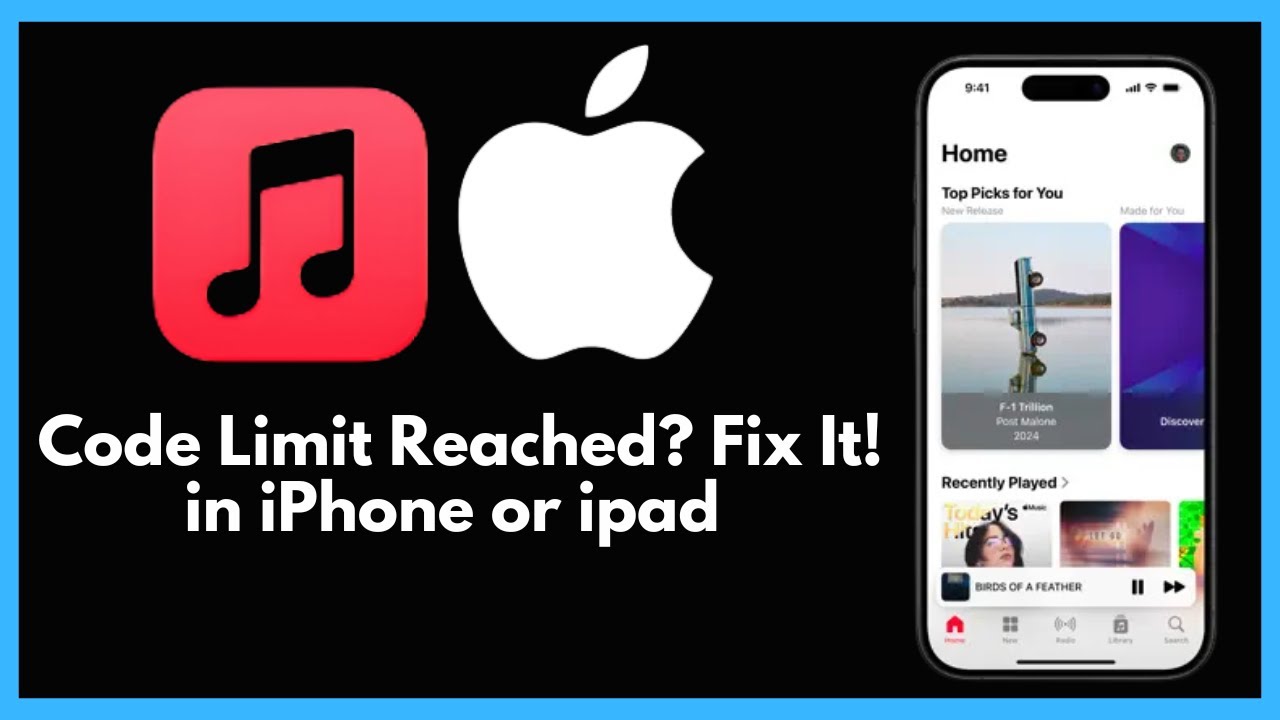 Apple Music Code Limit Error? Here&rsquo;s the Solution!