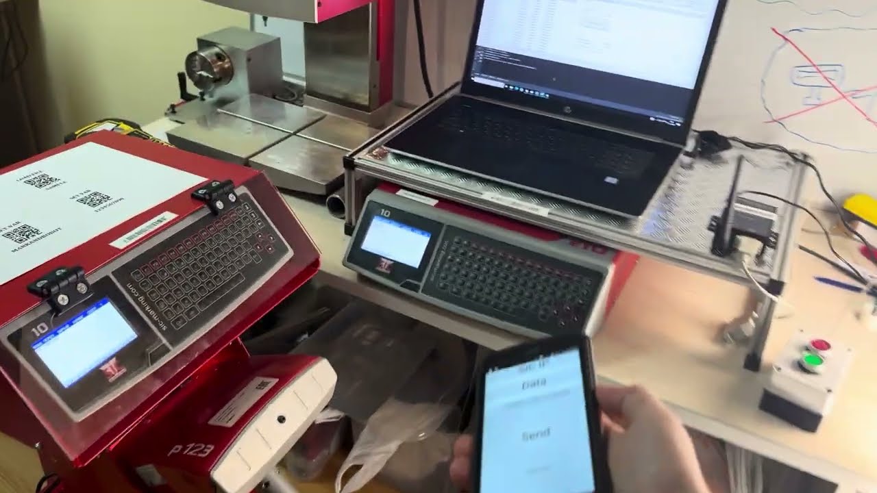 SIC Marking Wi-Fi connection / Работа с маркиратором по wi-fi