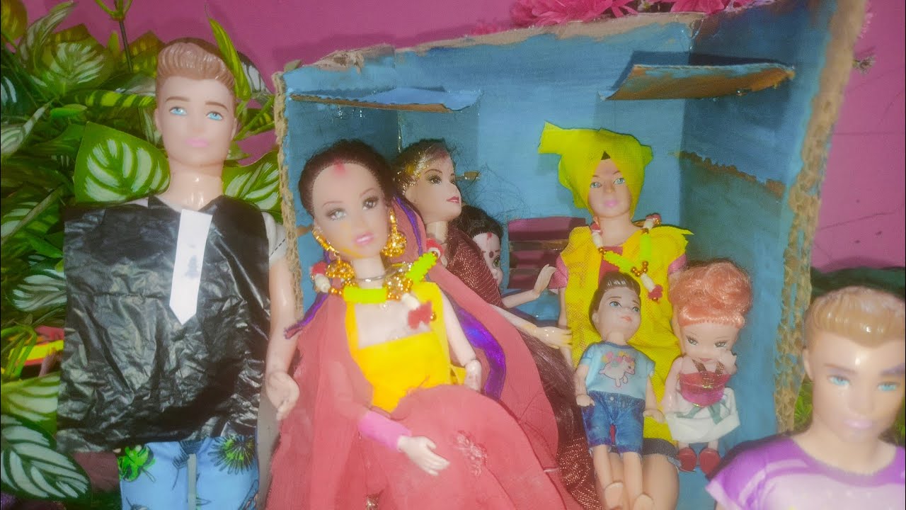 Riya ki hui mehendi | Hindi kahaniyan| Barbie doll cartoon| Chinki Minki ki kahani ep-44 