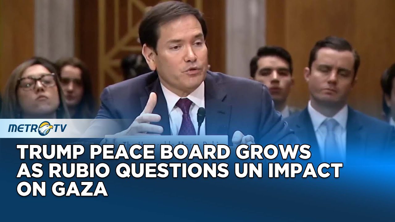 Marco Rubio Says UN Failed Gaza as Trump Peace Board Emerges