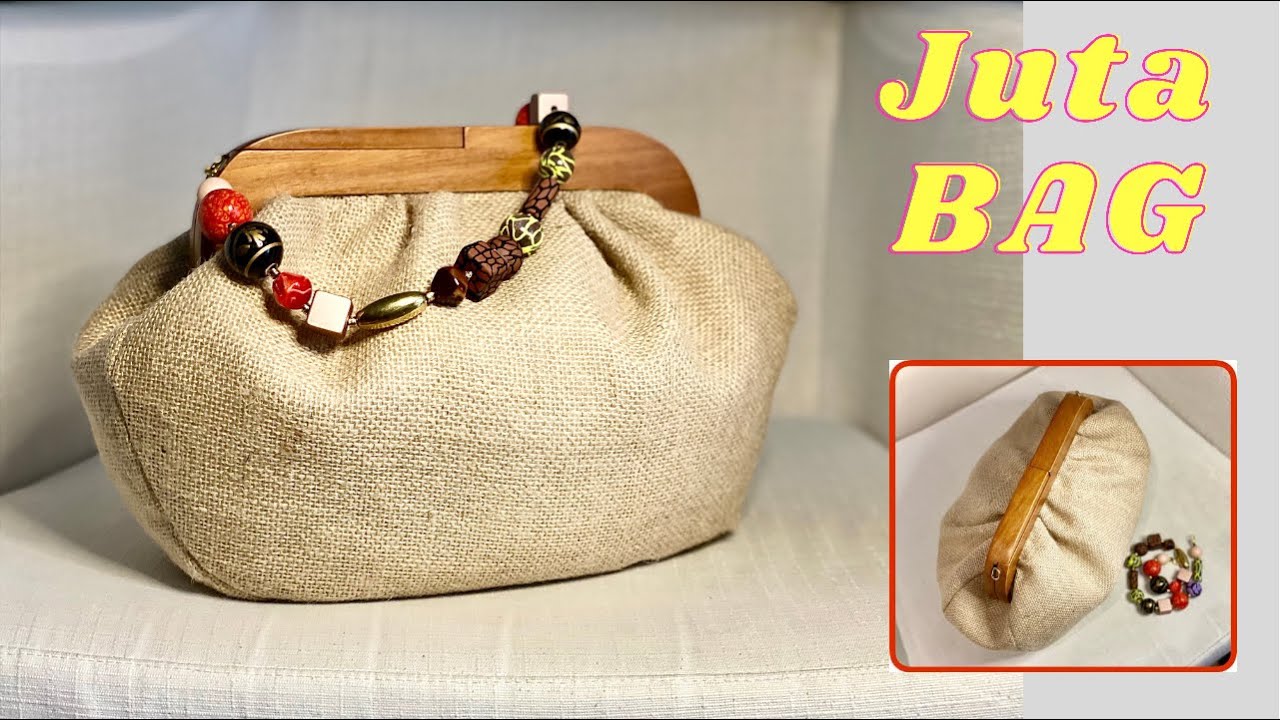 Tutorial BORSA PASTICCINO BAG | BORSA fai da te in tessuto  con chiusura clic clac | DIY BAG