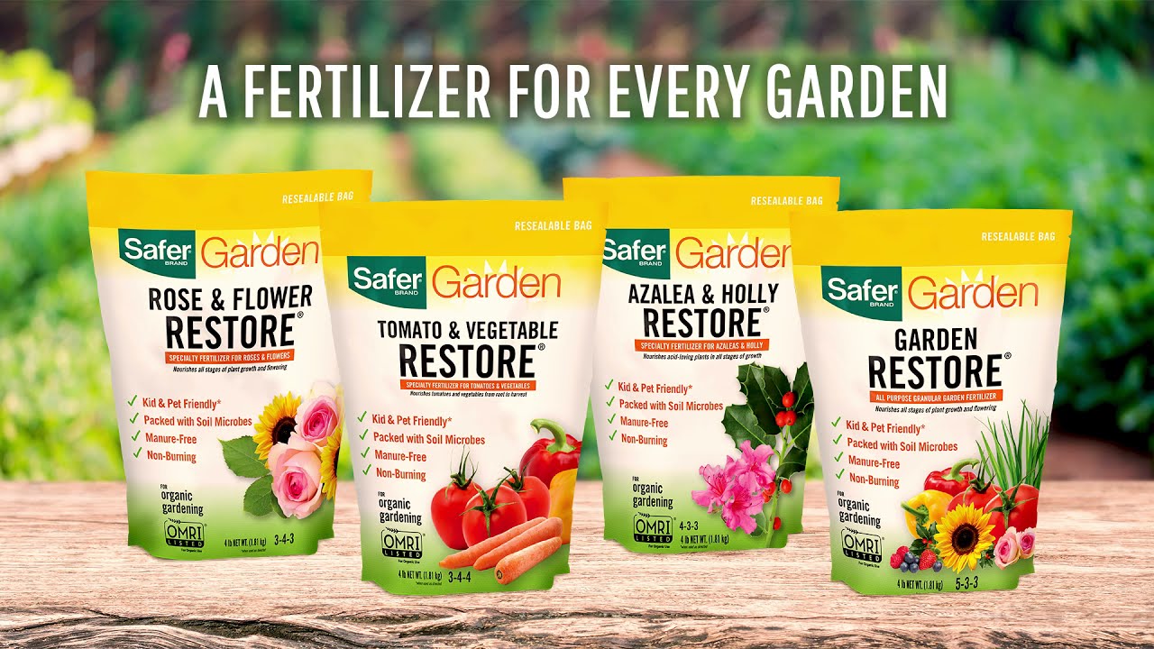 Safer Brand Natural Garden Fertilizers
