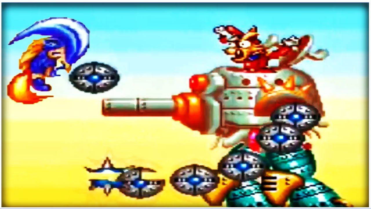 Sparkster - All Bosses (Snes)