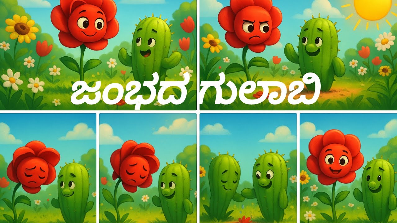 ಜಂಭದ ಗುಲಾಬಿ / proud rose/kannada stories 