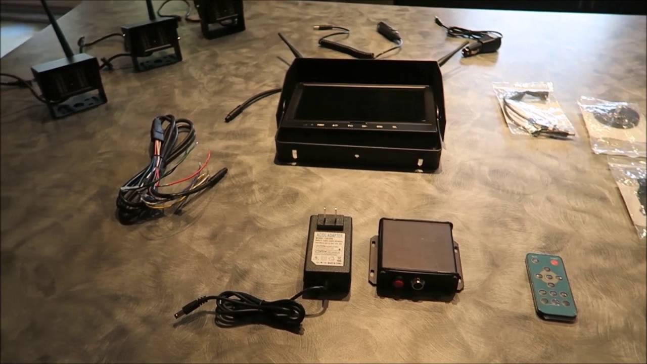 Trucker Josh FalconEye 3 Cam Digital Wireless DVR Unboxing Video