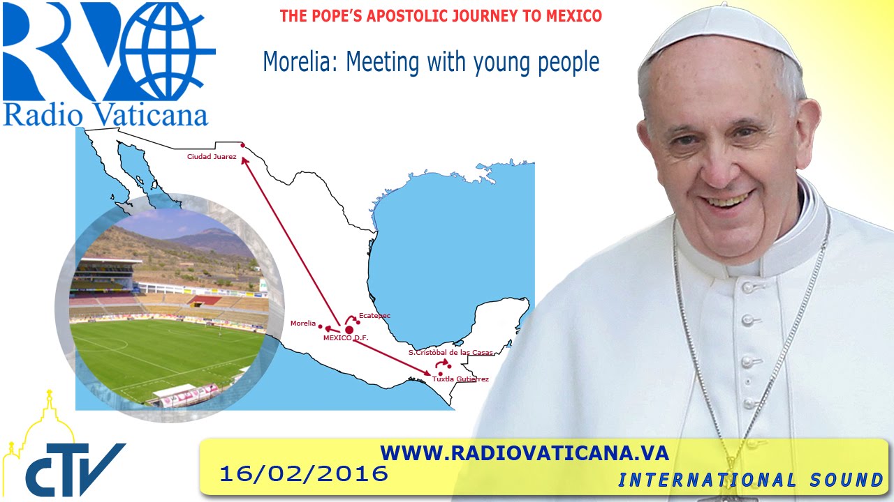 Pope Francis in Mexico: Meeting with young people - 2016.02.16