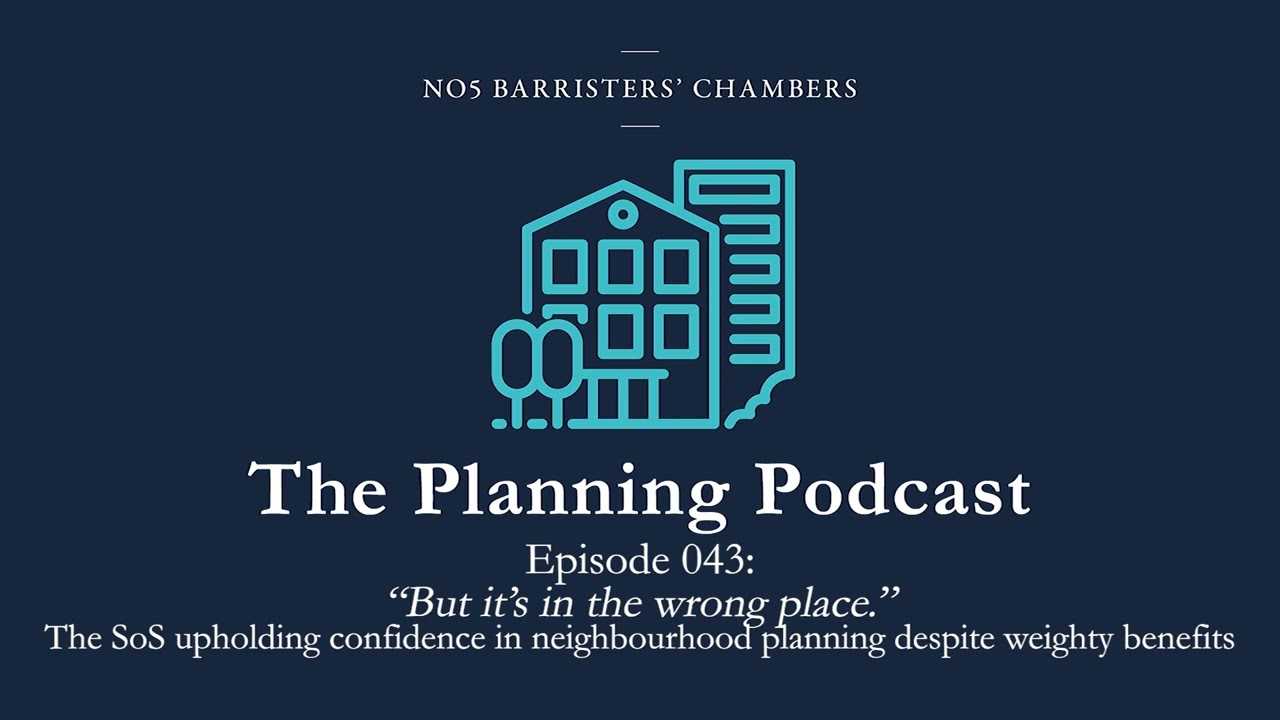 The Planning Podcast Ep 043   “But it's in the wrong place ”