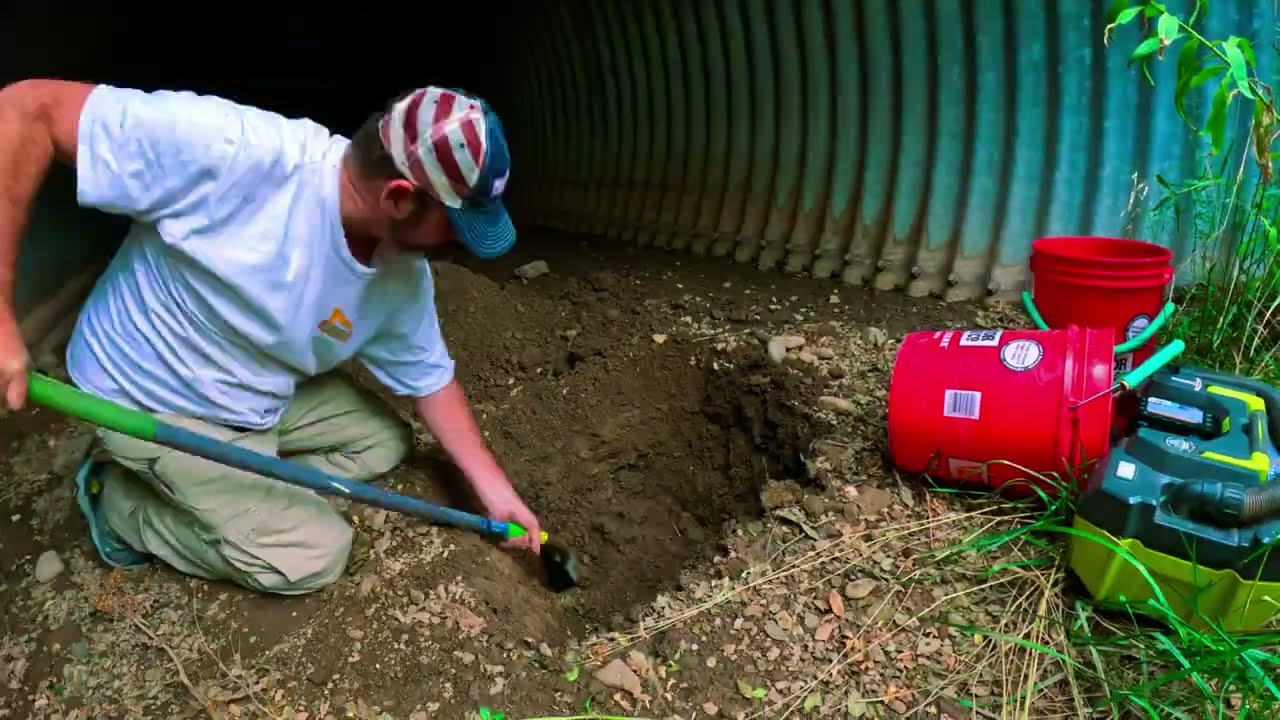 Culvert Prospecting in New Mexico for gold!