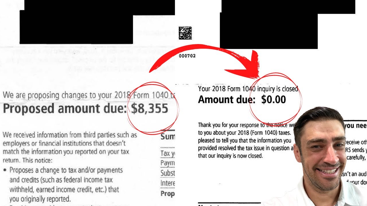 IRS Proposed Amount Due &ndash; My Response #1