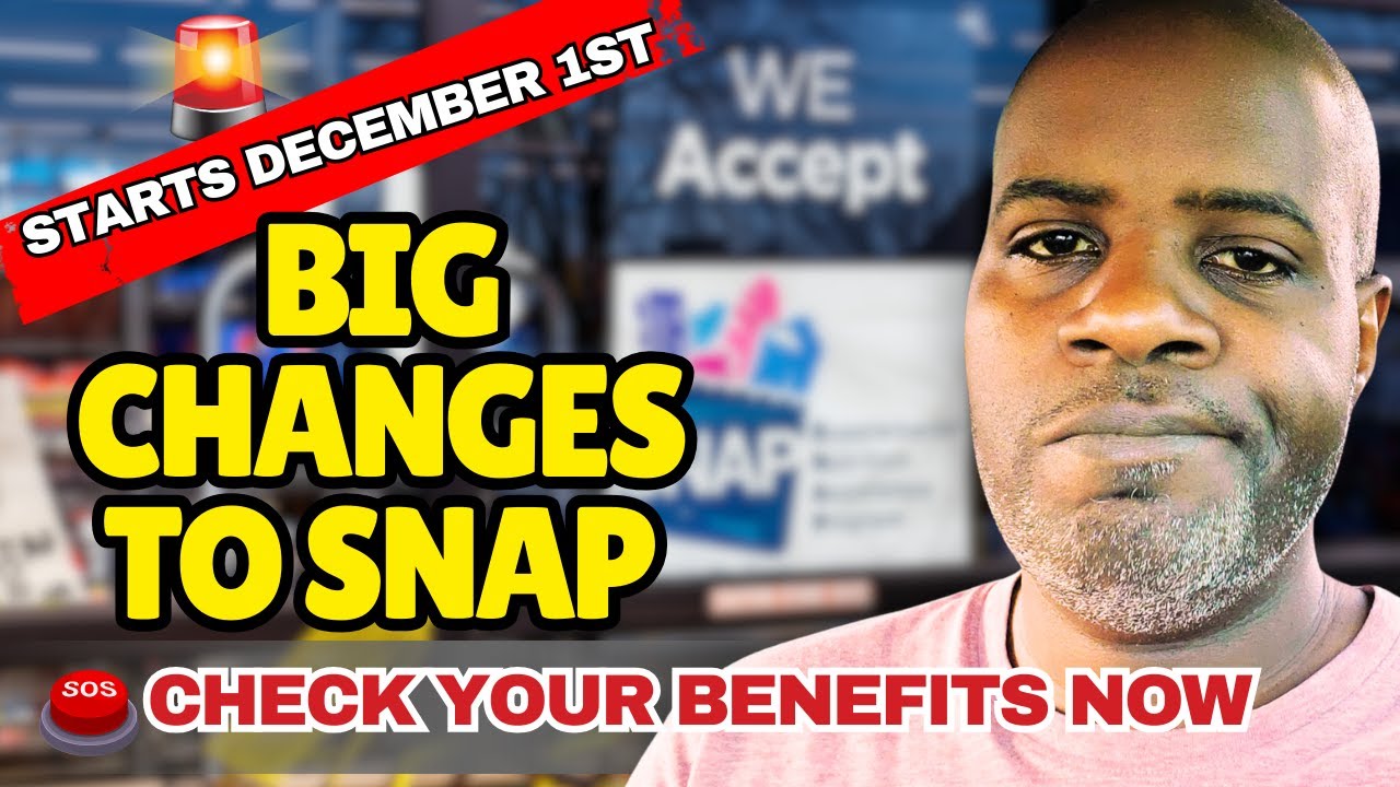 BIG SNAP Changes Start December 1st &mdash; What You MUST Know
