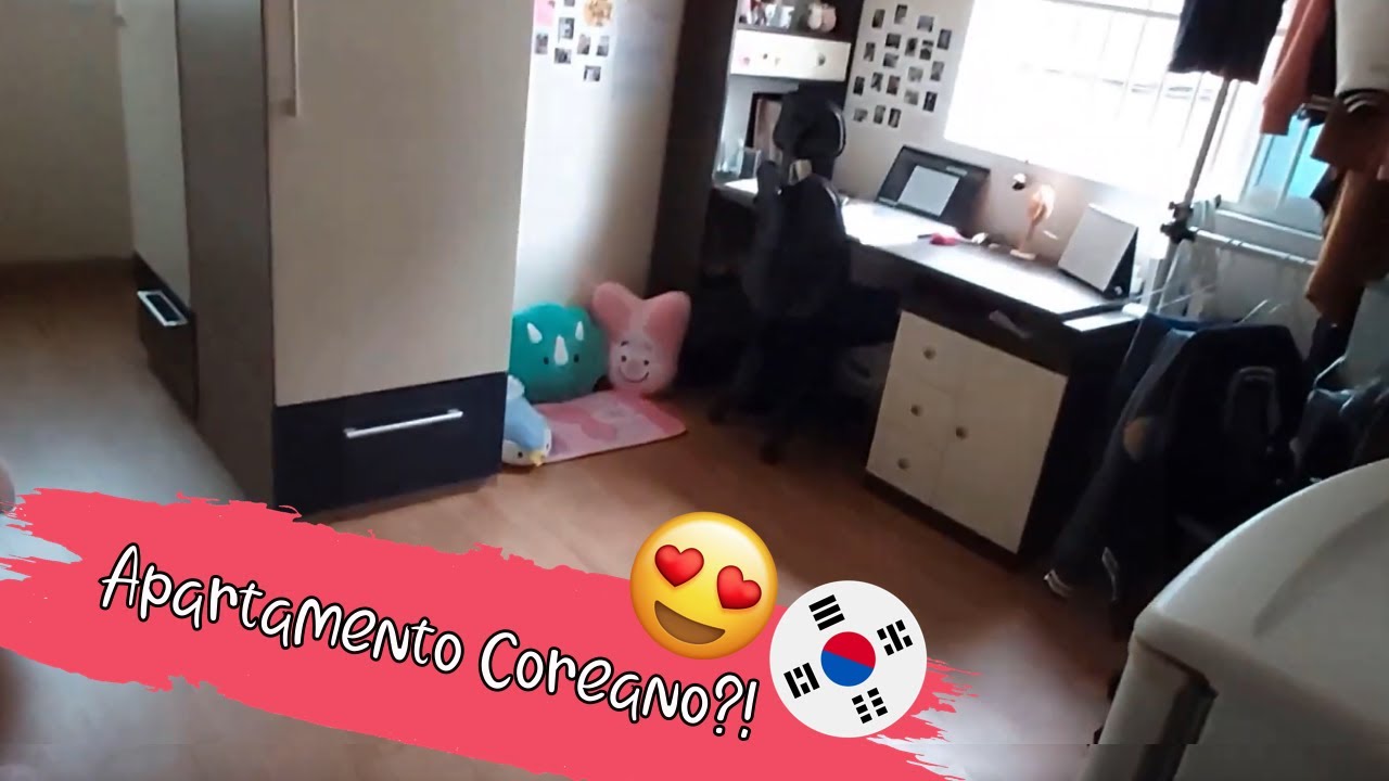 APARTAMENTO COREANO? 🥰 Tour pelo dormitório de INTERCAMBISTAS!