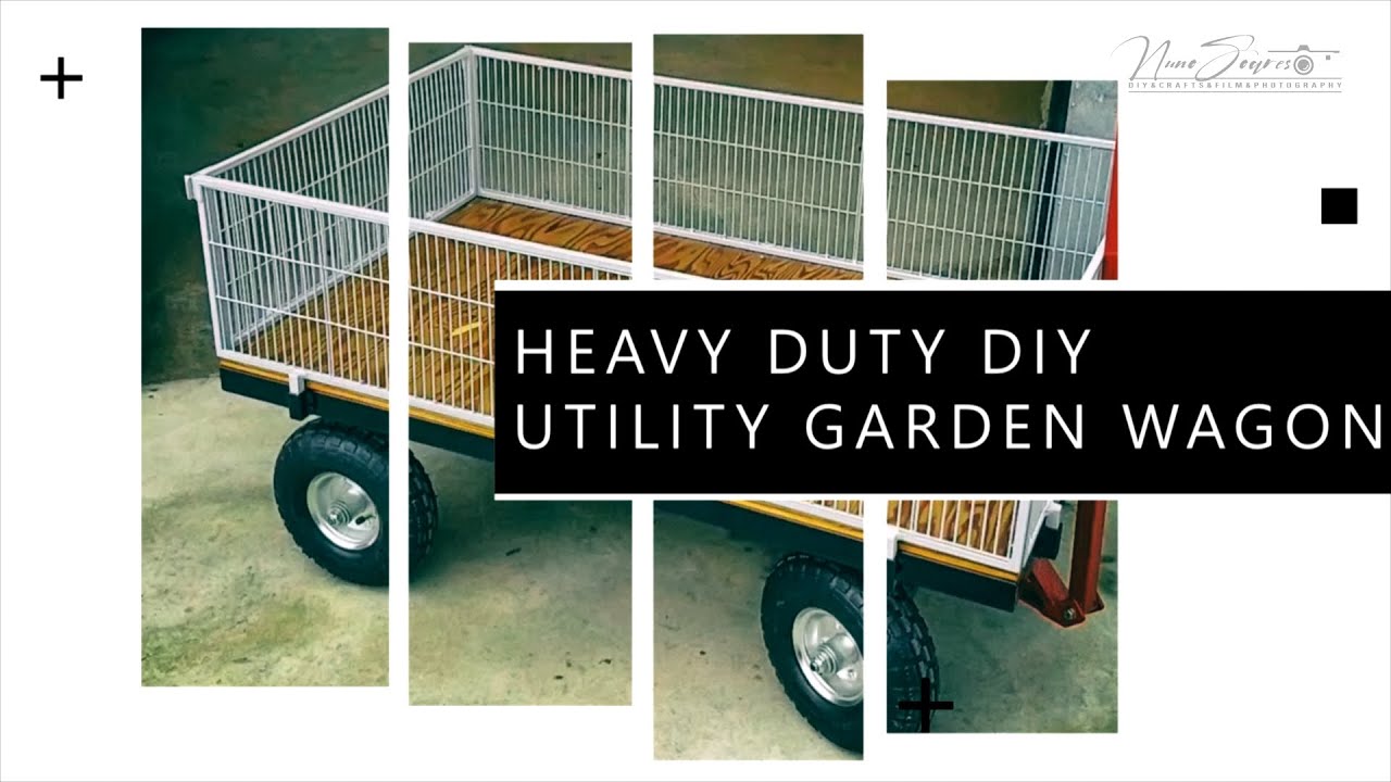 Heavy Duty DIY Utility Garden Wagon