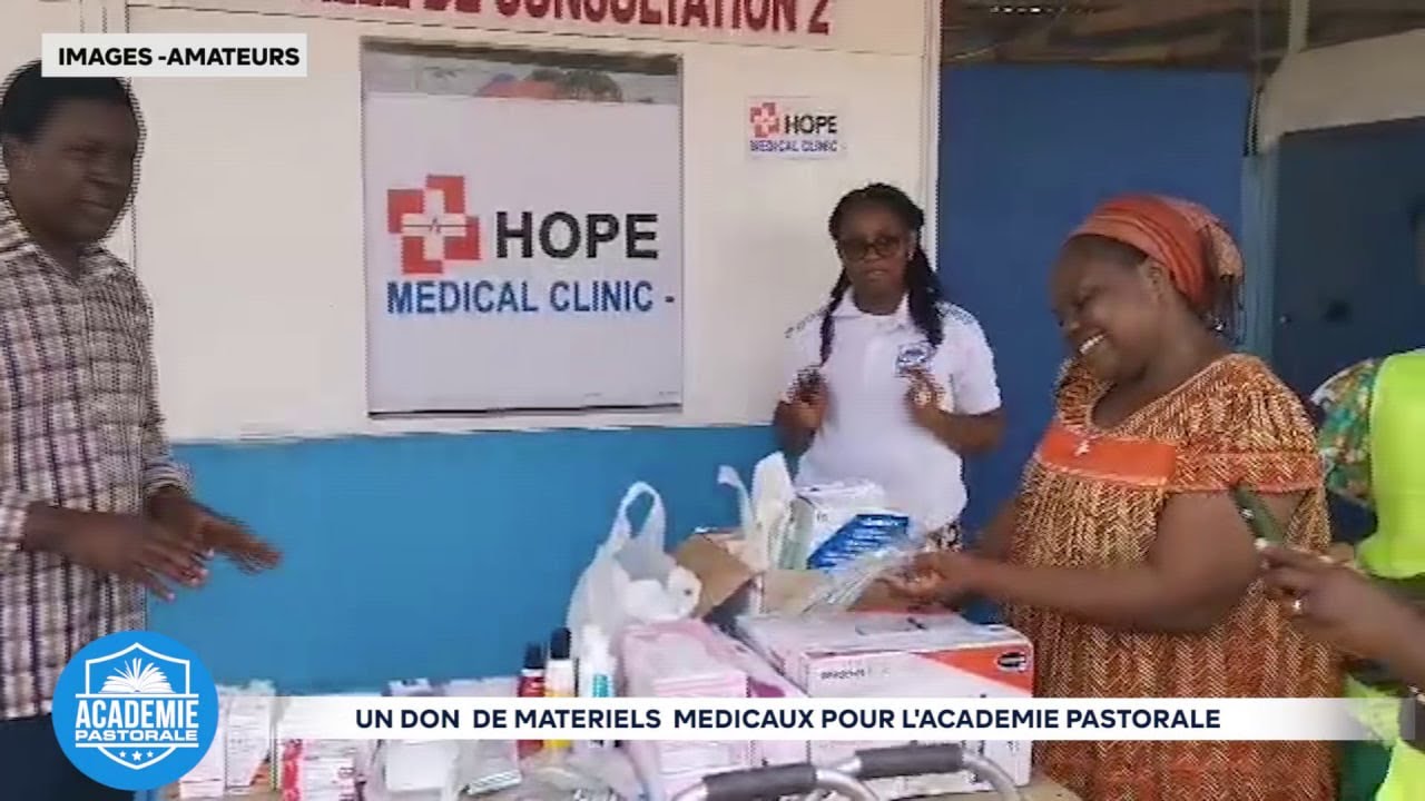 RTVC INFO - don de matériels médicaux pour l'académie pastorale 2025