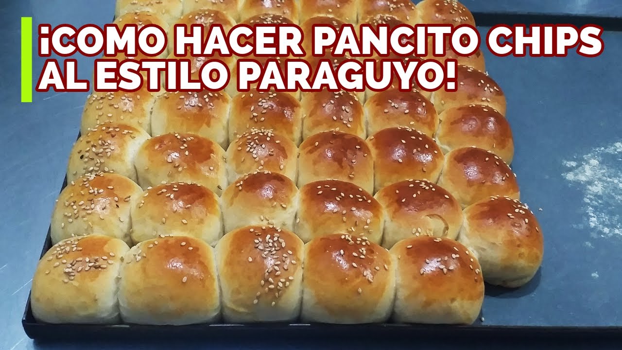 Como HACER PANCITOS CHIPS al estilo PARAGUAYO, receta FÁCIL y ECONÓMICA.