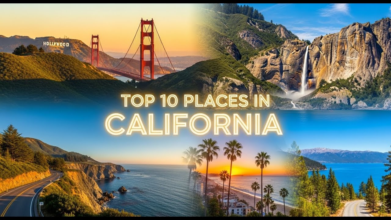 “10 Most Beautiful Places in California You Must Visit Before You Die 🌅🇺🇸”
