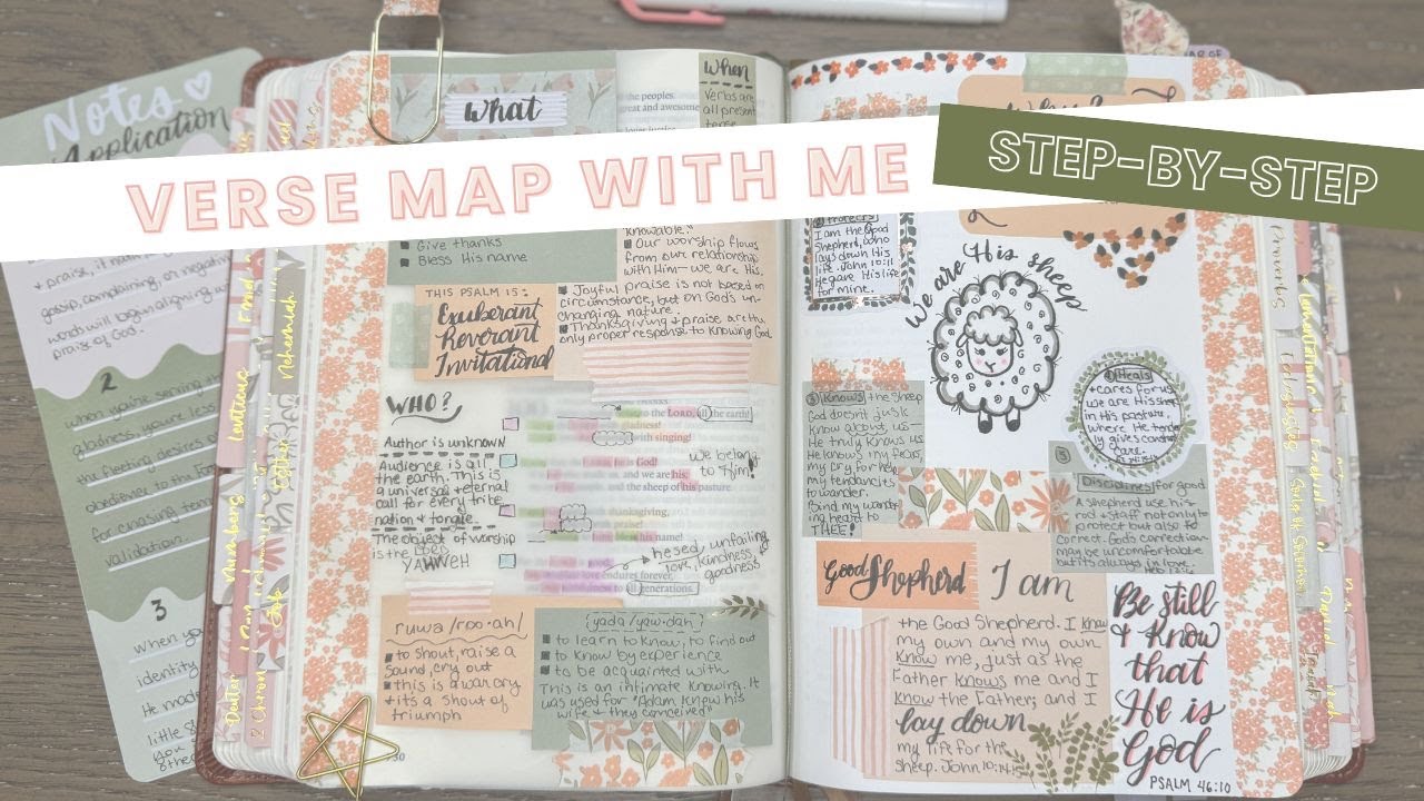 Verse Mapping Psalm 100 | Bible Study With Me: Worship, Identity & The Shepherd’s Care