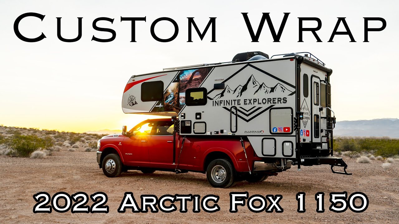2022 Arctic Fox 1150 Custom Wrap [Detailed Close-up]