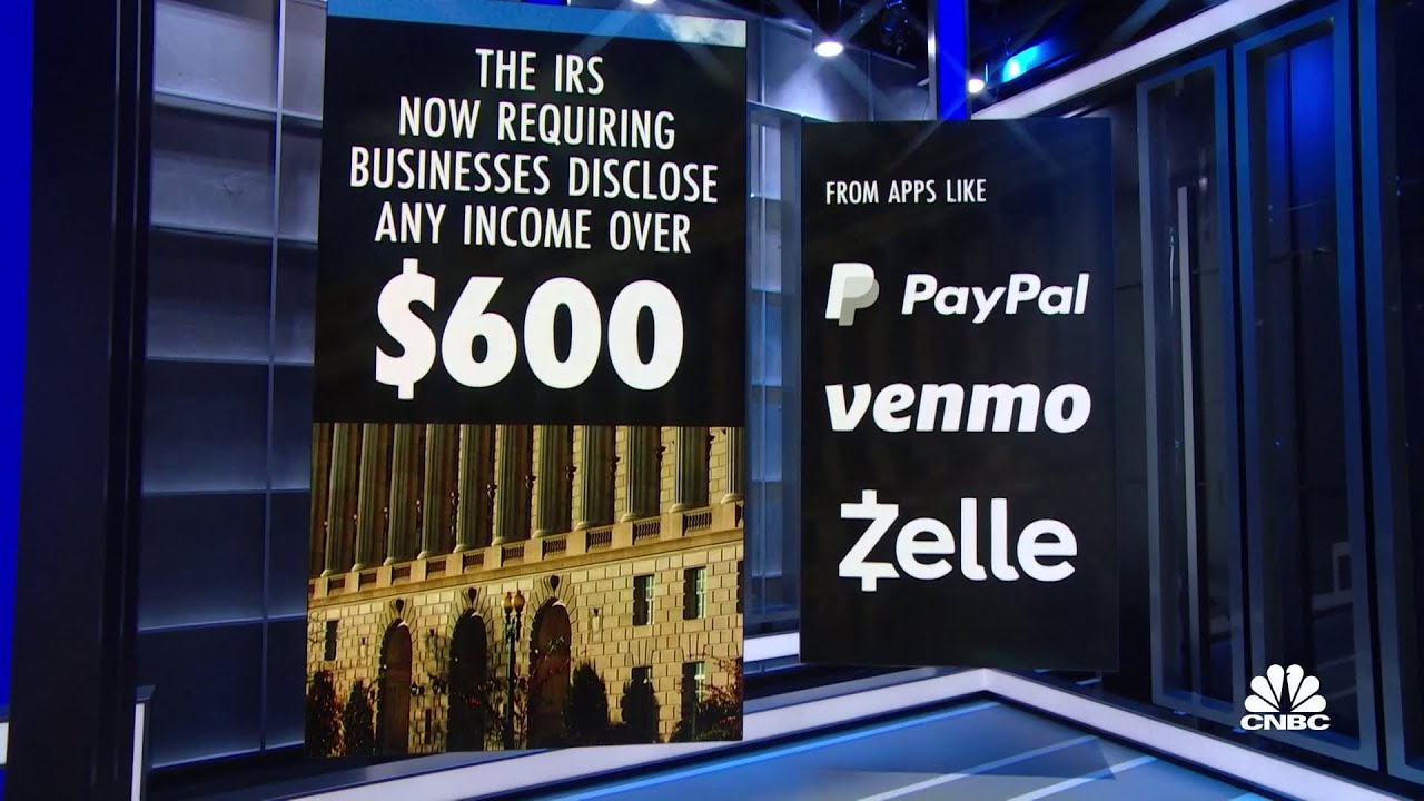 IRS requiring payment apps to report business transactions over $600