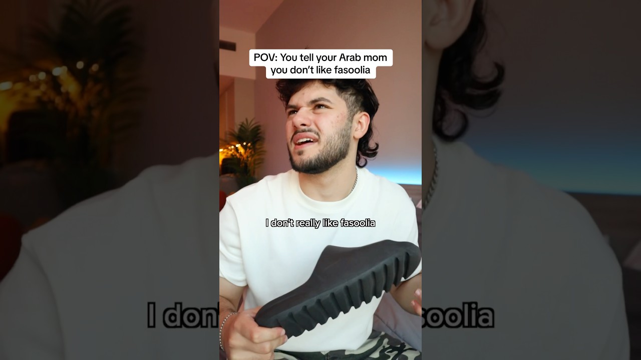 When you tell your Arab mom you don&rsquo;t like fasoolia 😭