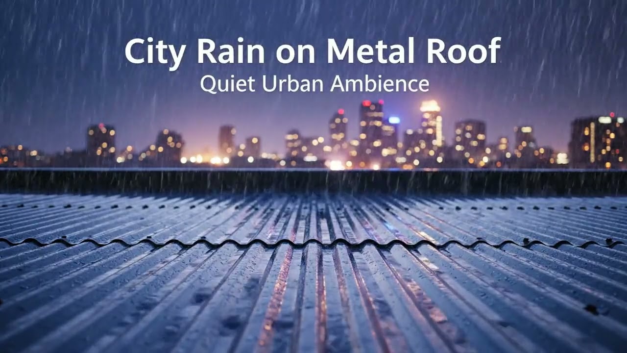 Tin Rain Soundscape | Fall Asleep Effortlessly