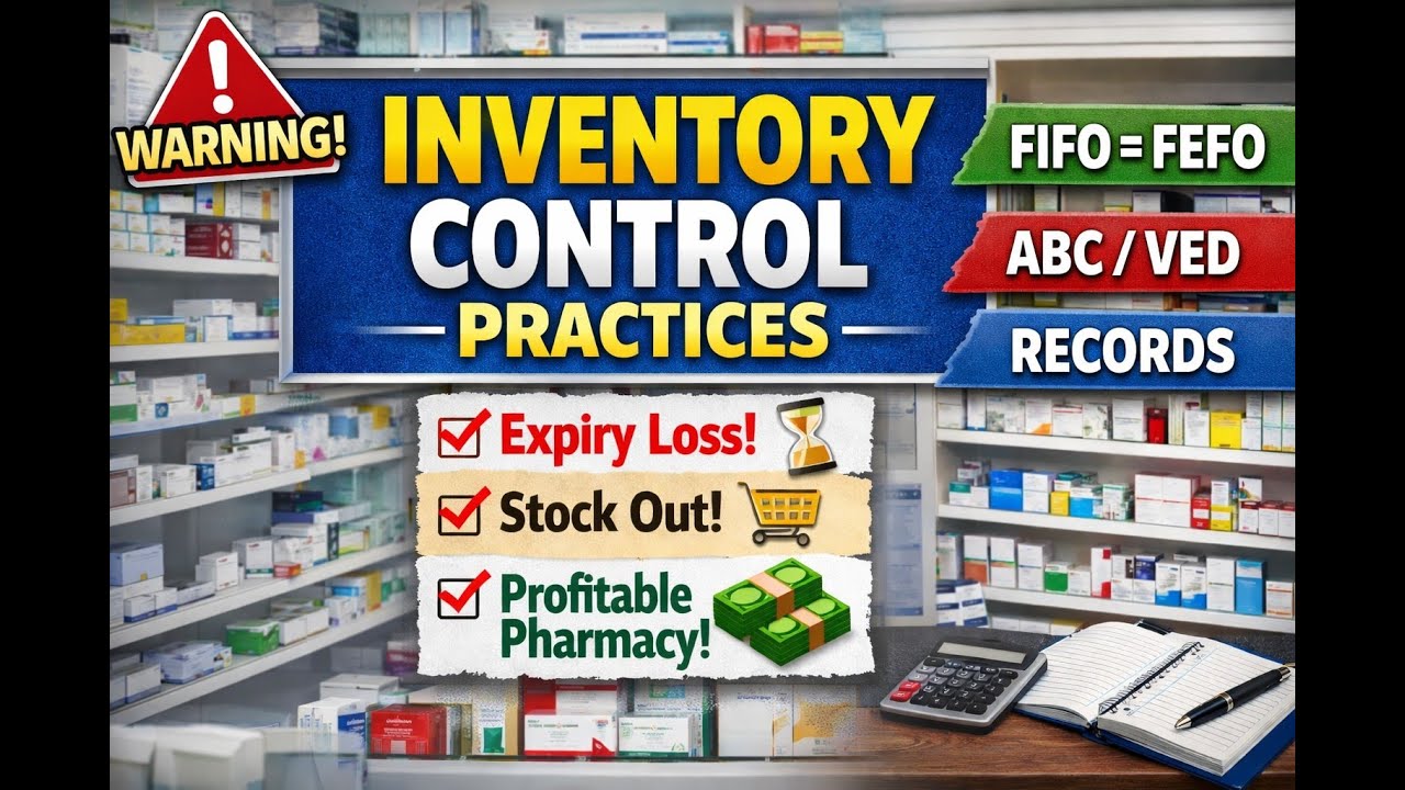 Inventory Control Practices in Pharmacy | Pharmacy Store Management Explained