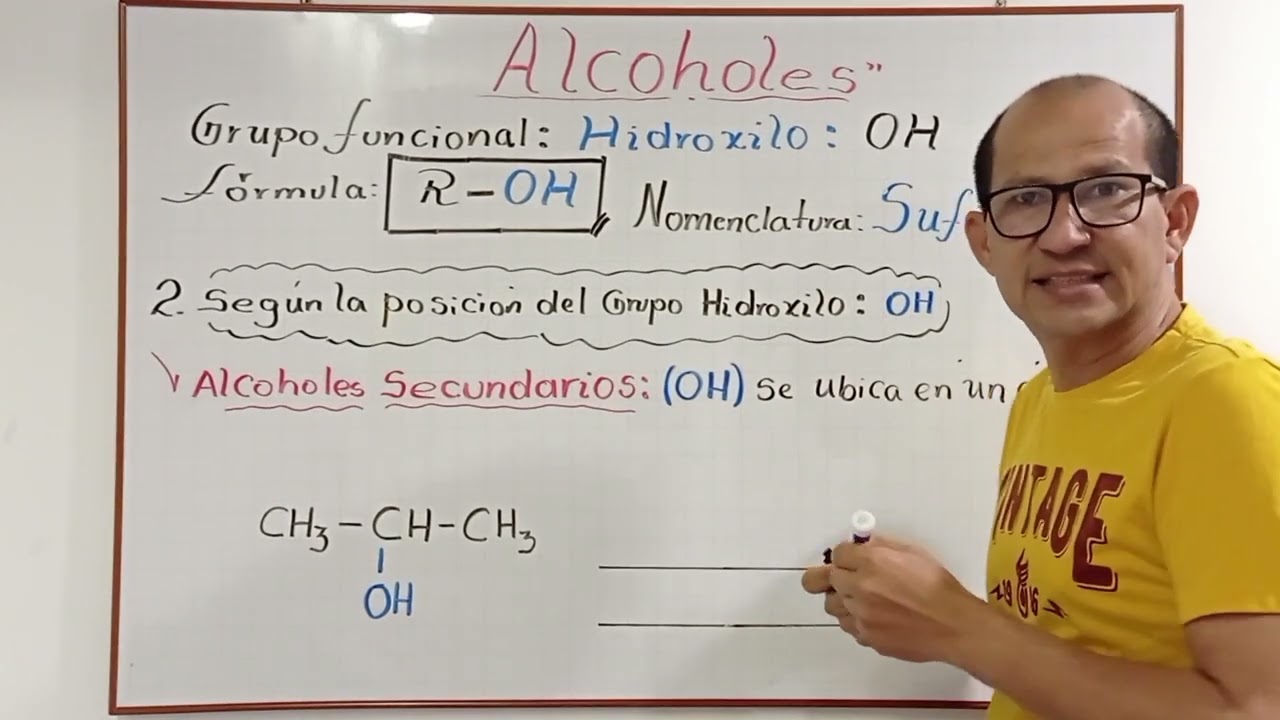 ALCOHOLES : PRIMARIOS,SECUNDARIOS Y TERCIARIOS.