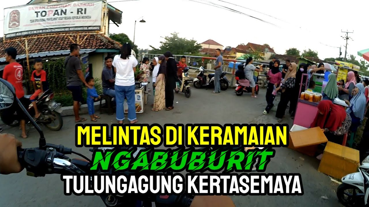Ngabuburit Melintas di Kertasemaya menuju Jengkok, Indramayu