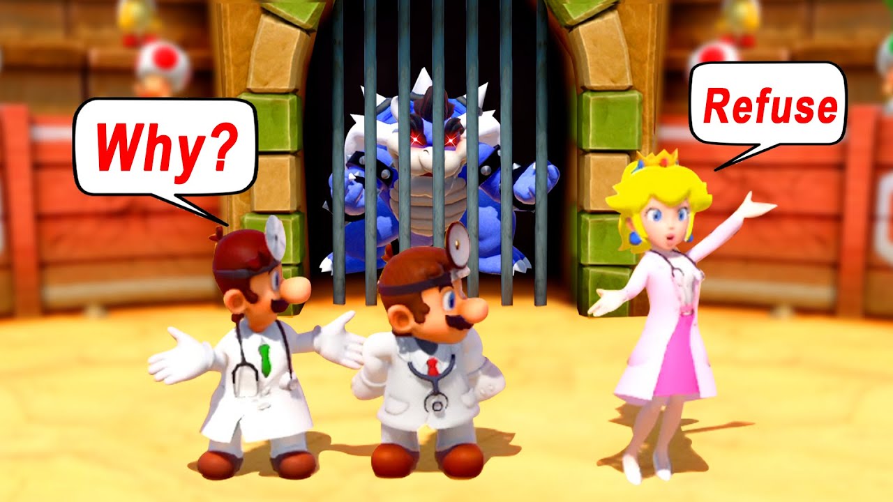 Super Mario Party - All Characters Refuse to High Five (Doctor Outfit)