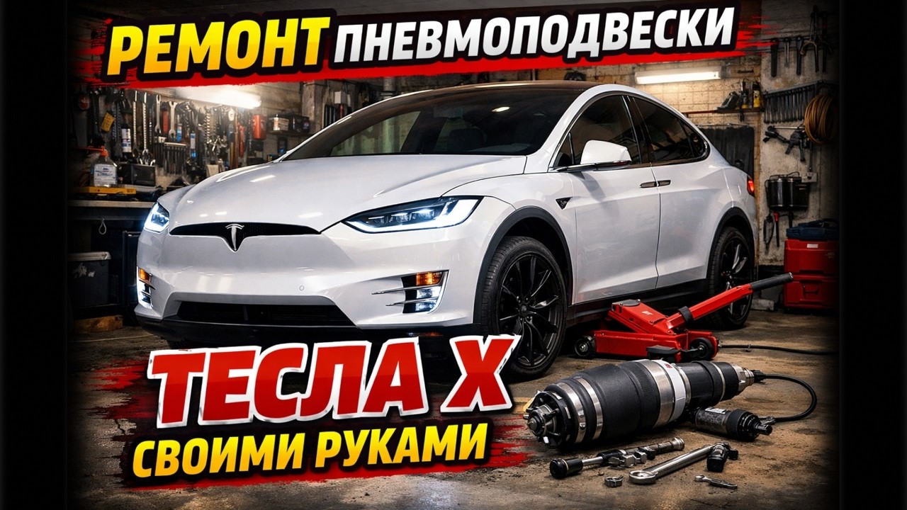 Ремонт пневмоподвески тесла своими руками.