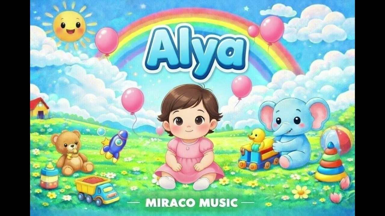 Alya İsim Şarkısı 🌸 | Alya Bebek İçin Özel Çocuk Şarkısı