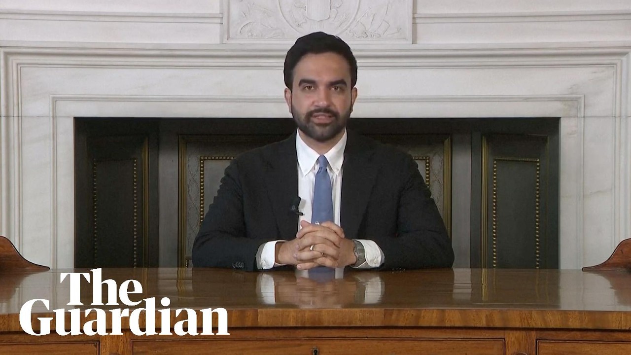 Zohran Mamdani gives speech to mark US&rsquo;s 250th birthday in New York &ndash; watch live