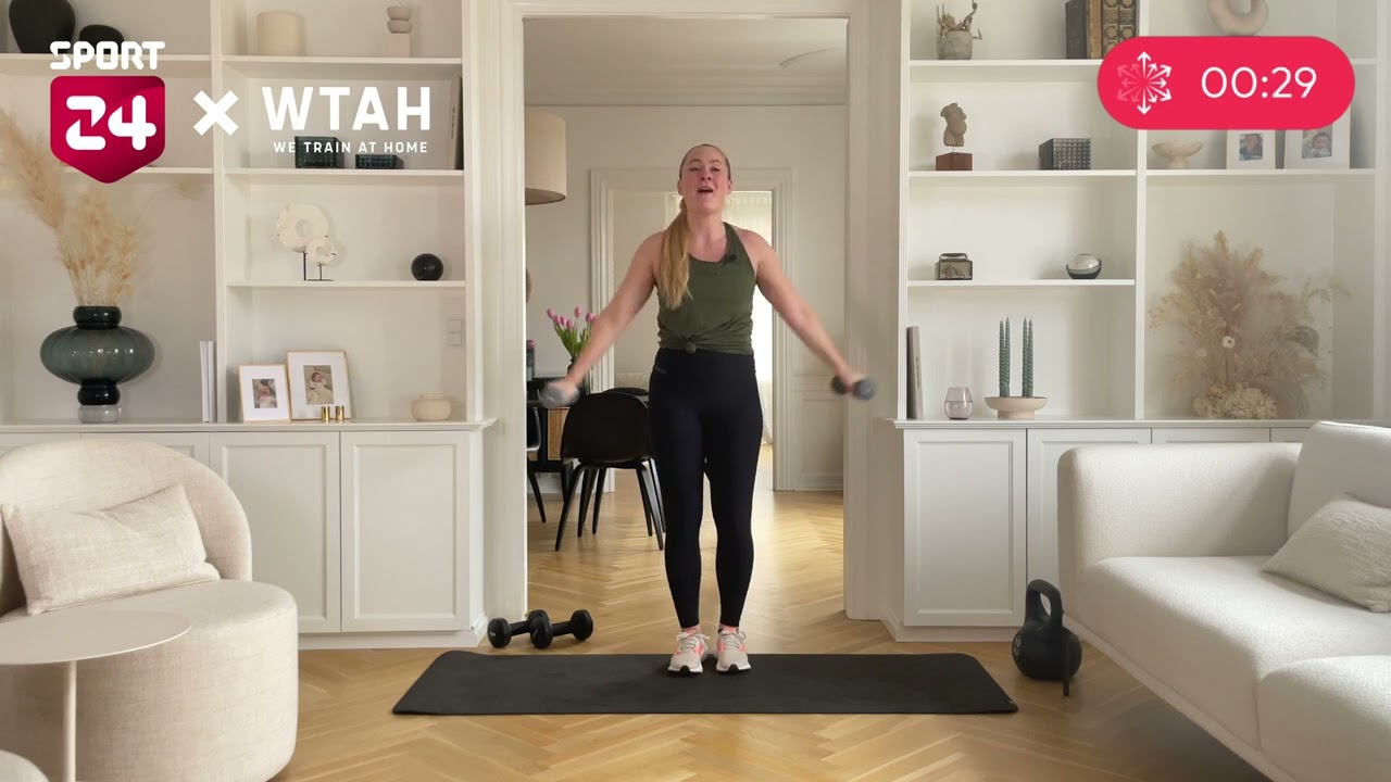 Full body workout med vægte (Øvede) | Hjemmetræning med SPORT 24