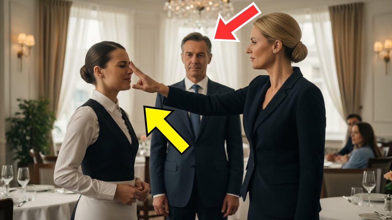 La petite amie cruelle du PDG gifle la serveuse — son père, le magnat propriétaire, a tout vu ici!!!