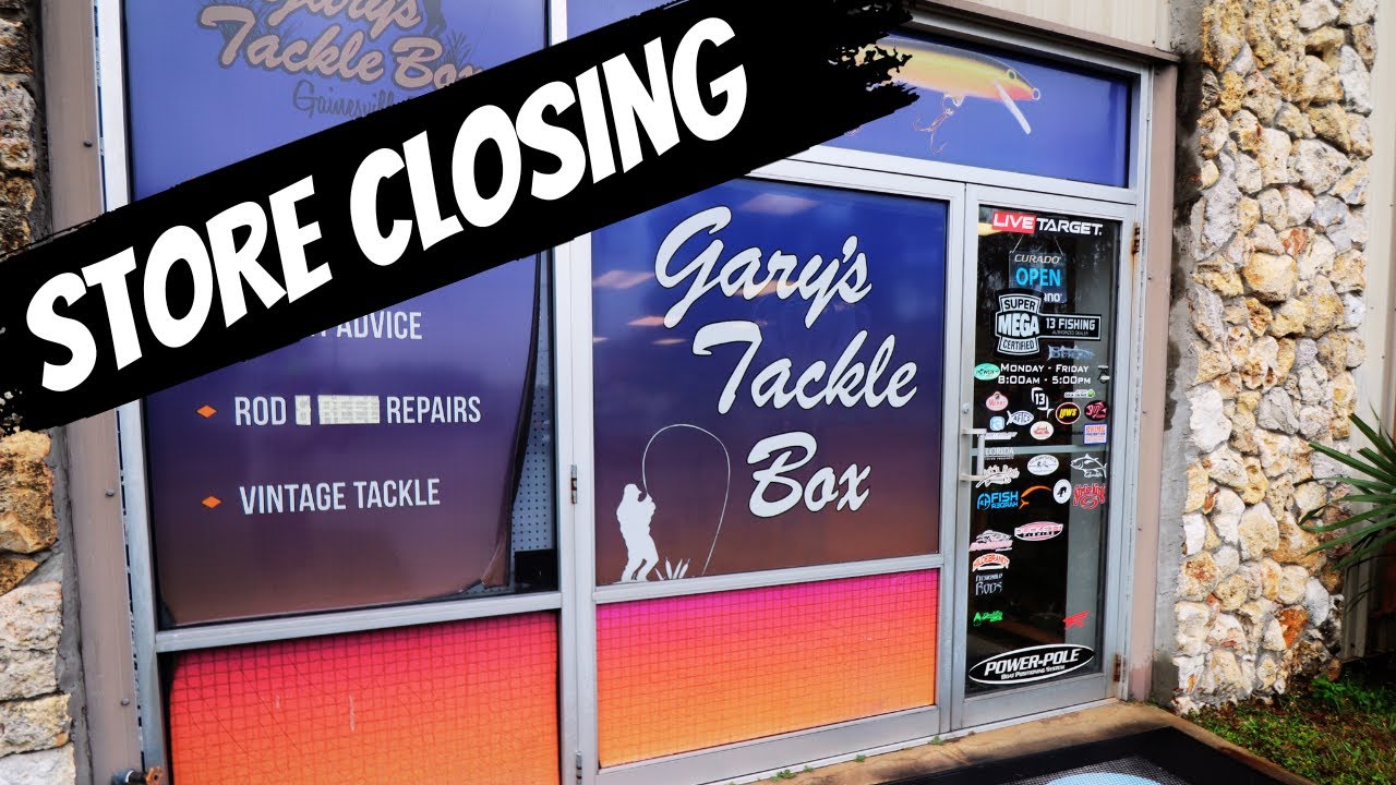 This HISTORIC TACKLE SHOP is closing forever (feat. Gary's Tackle Box)