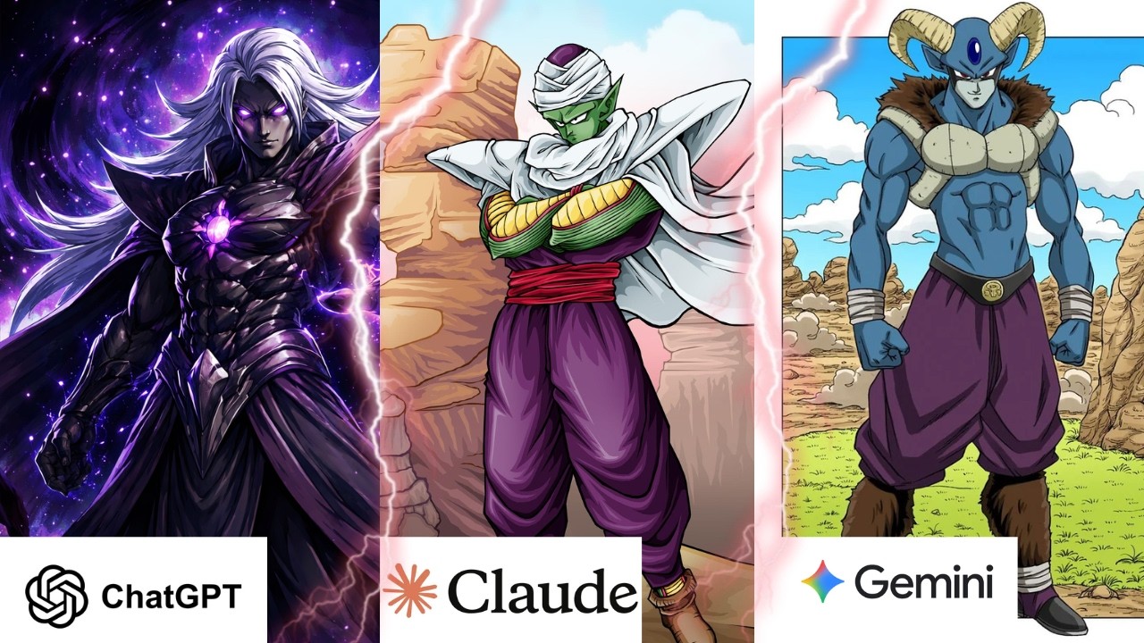 3 IAs Criaram Histórias de Dragon Ball… Qual Ficou Melhor?