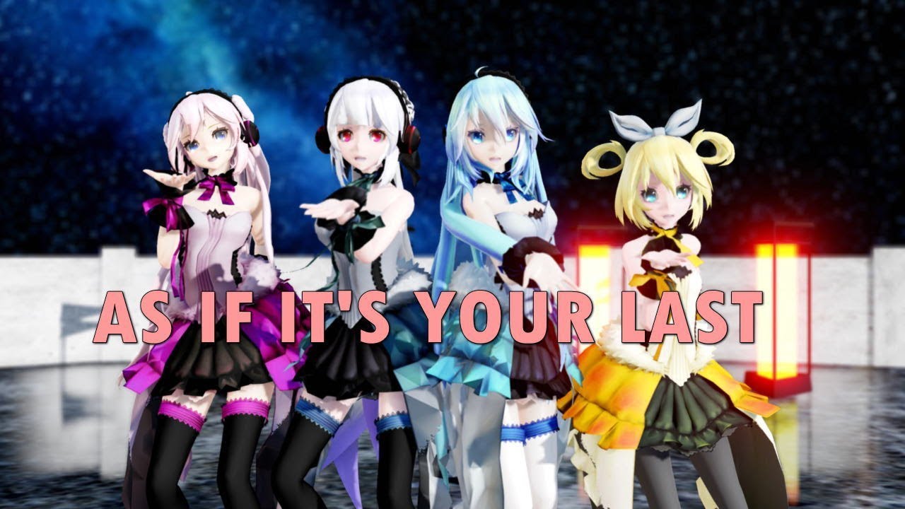 【MMD-KPOP】BLACKPINK（Miku・Luka・Rin・Haku） - AS IF IT'S YOUR LAST【1440P/60fps】