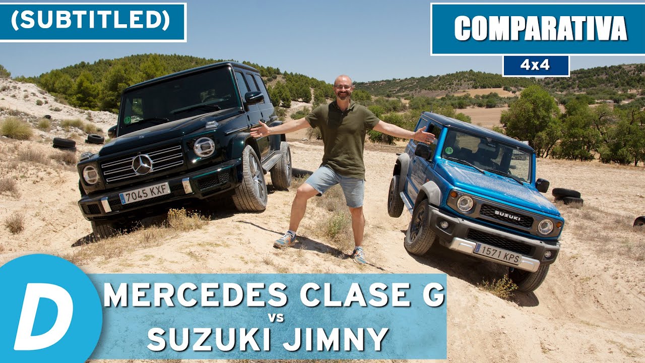 Comparativa 4x4 ¡al límite!: Mercedes Clase G vs Suzuki Jimny | Prueba offroad | Diariomotor