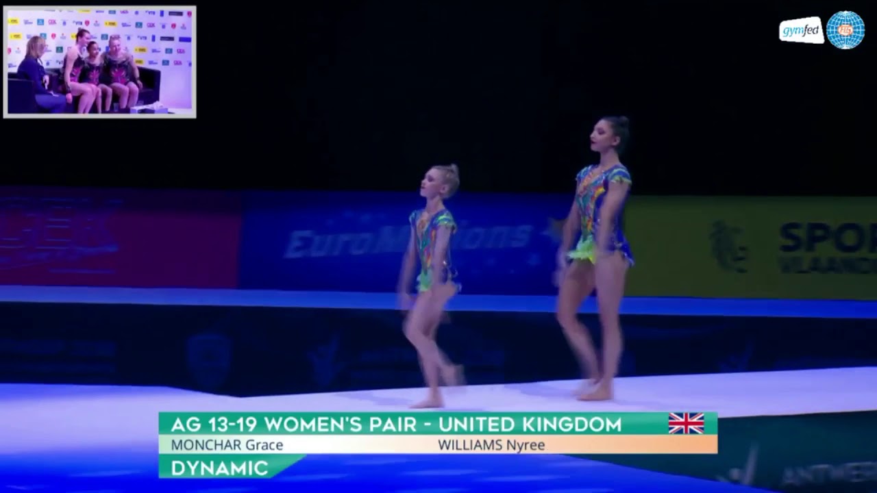 World Age Group Acrobatic Championships 2018 - GREAT BRITAIN 1 13-19 WP Dynamic
