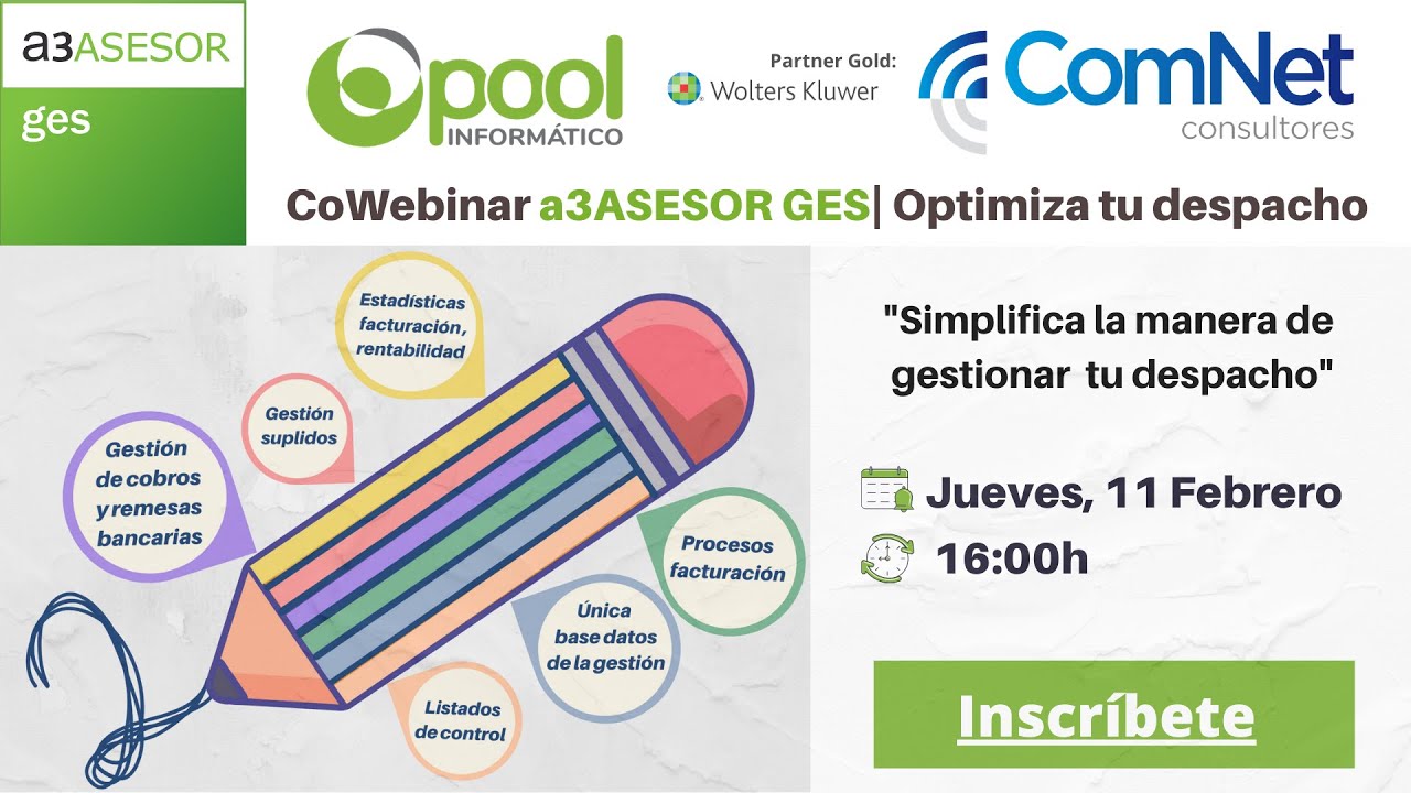 Webinar a3Ges | Optimiza tu despacho