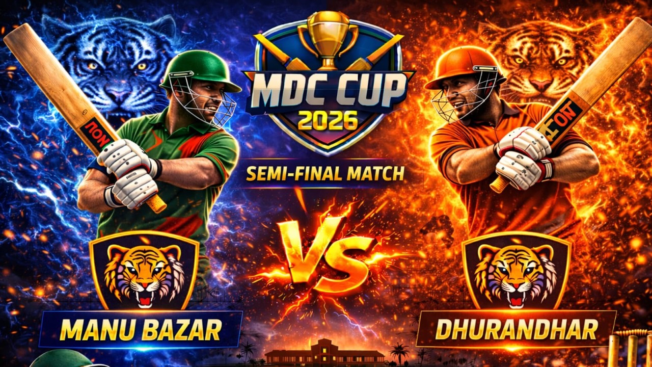 LIVE MATCH - MDC CUP 2026 2ND SEMI FINAL MANU BAZAR VS DHURANDAR